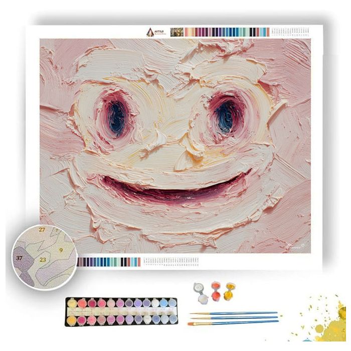 SMILE PLAYFUL QUICK - Paint by Numbers Full Kit