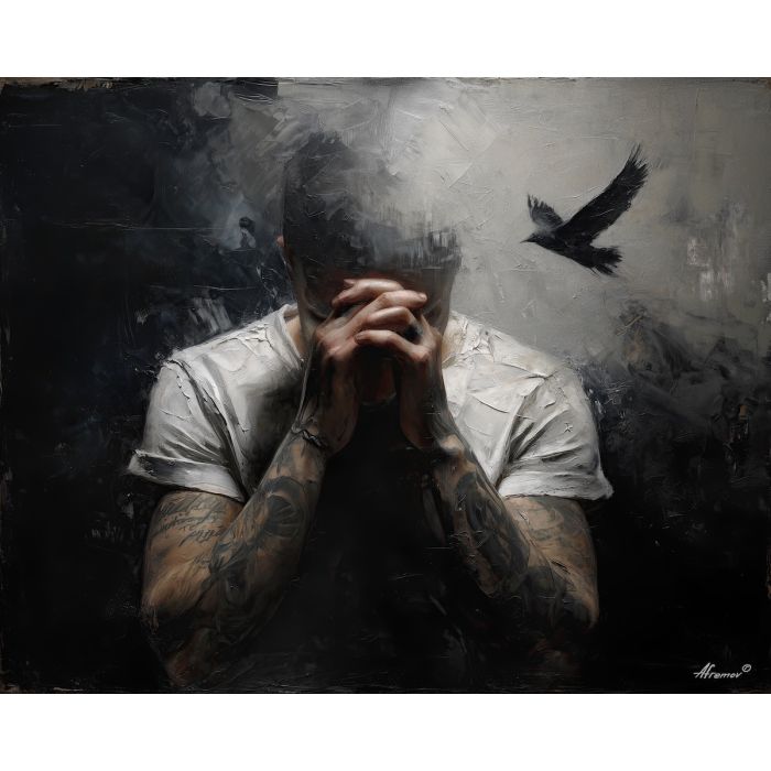 ink, marked, line, skin, symbol, trace, memory, signal, flow, echo, palette knife, oil painting, impasto, texture, layered paint, expressive surface, color depth, atmospheric, visual mood, art