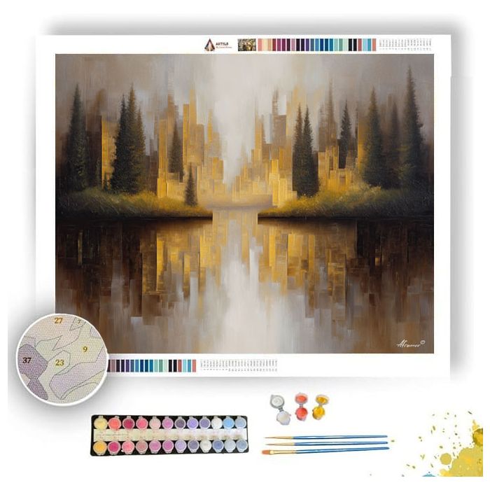 LINKED ALIGNED - Paint by Numbers Full Kit