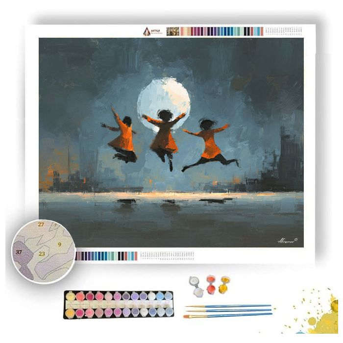 BOUNCE CHEER FUN - Paint by Numbers Full Kit