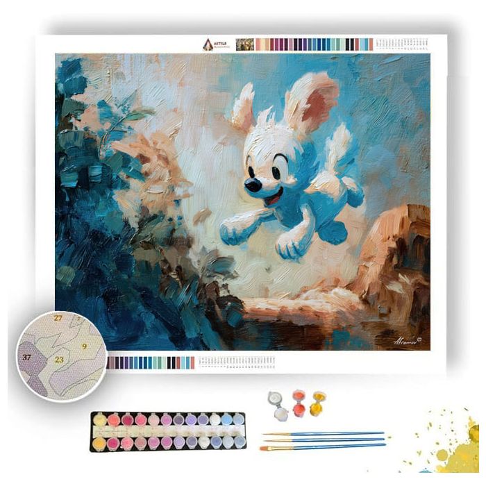 PLAYFUL BOUNCE - Paint by Numbers Full Kit