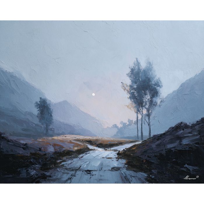 faded, ash, shadow, muted, drift, low, broken, deep, soft, dark, palette knife, oil painting, impasto, texture, layered paint, expressive surface, color depth, atmospheric, visual mood, art