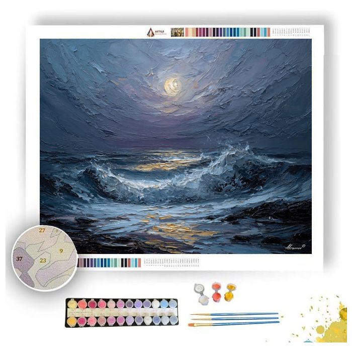MOON SEA DRIFT - Paint by Numbers Full Kit