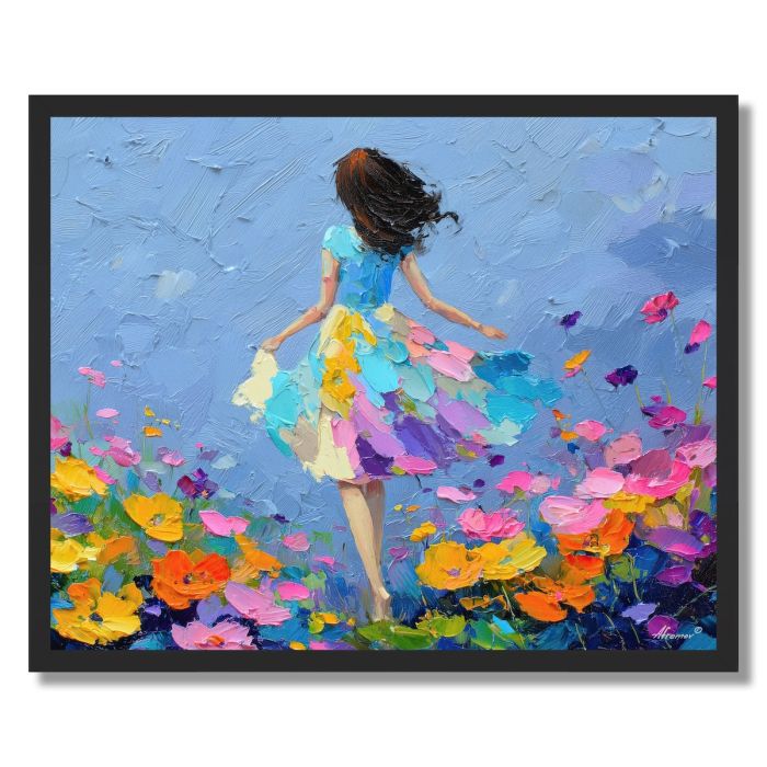 PLAYFUL BRIGHT HAPPY - FRAMED