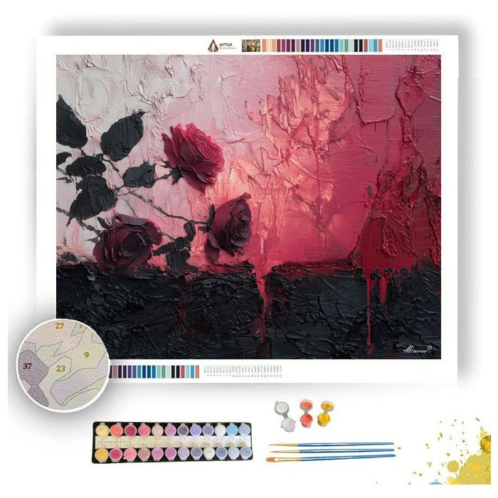 LINE MARKED PULSE - Paint by Numbers Full Kit