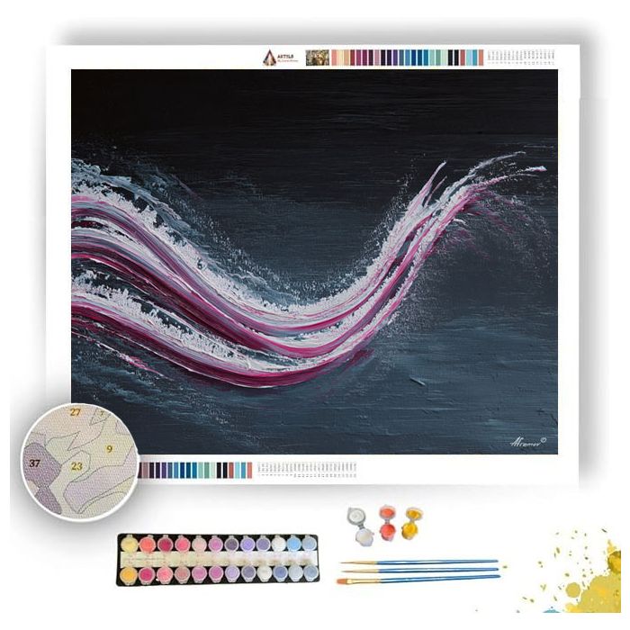 LINE SYMBOL PULSE - Paint by Numbers Full Kit