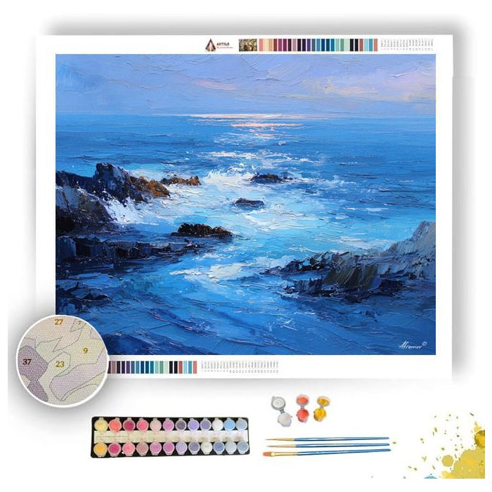 BLUE EDGE - Paint by Numbers Full Kit