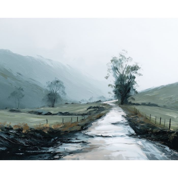 faded, ash, shadow, muted, drift, low, broken, deep, soft, dark, palette knife, oil painting, impasto, texture, layered paint, expressive surface, color depth, atmospheric, visual mood, art