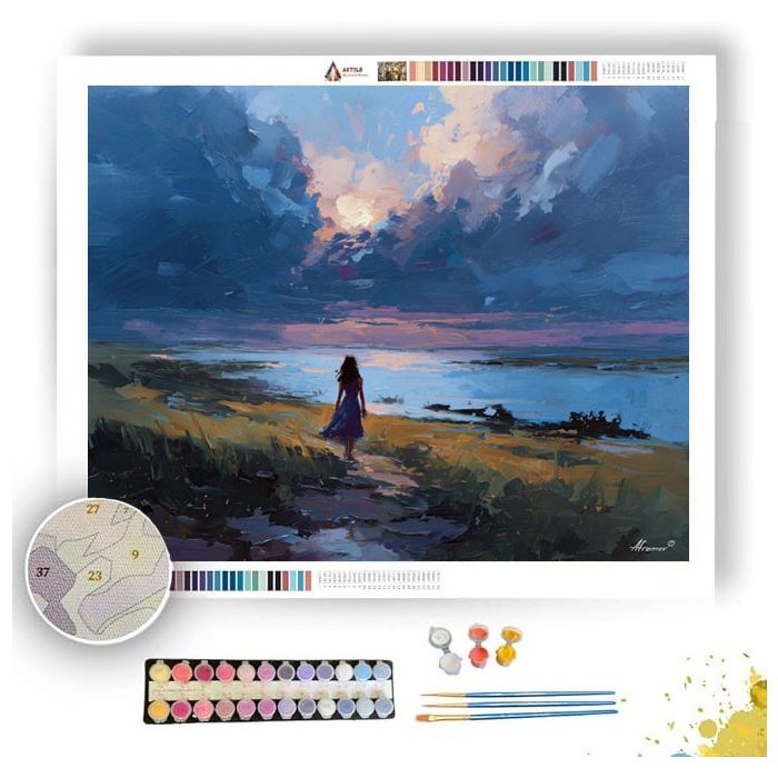 CURRENT QUIET - Paint by Numbers Full Kit