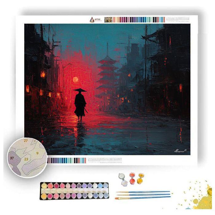 STEEL NIGHT - Paint by Numbers Full Kit