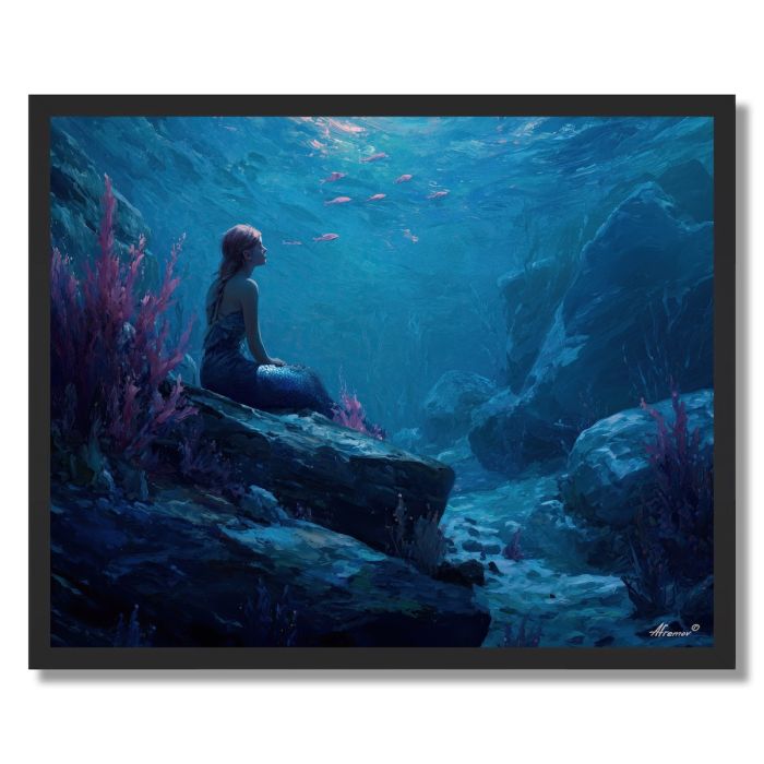 QUIET DRIFT GLOW - FRAMED