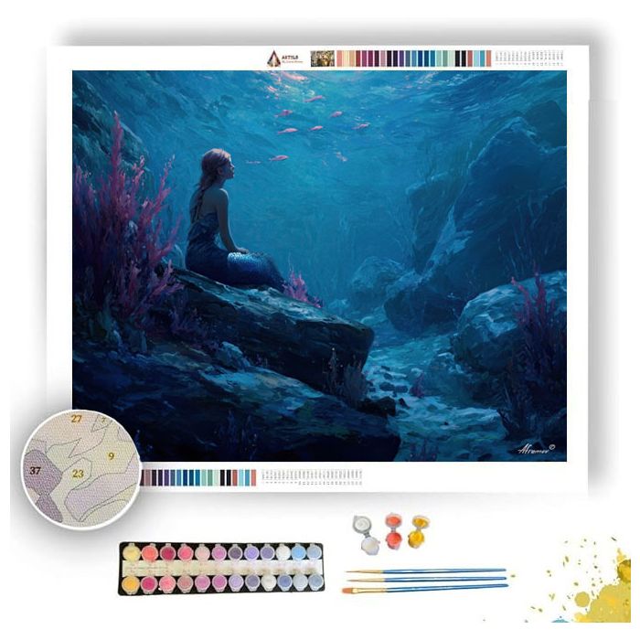 QUIET DRIFT GLOW - Paint by Numbers Full Kit