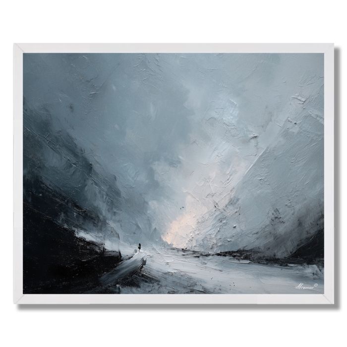 SOFT ASH BROKEN - FRAMED