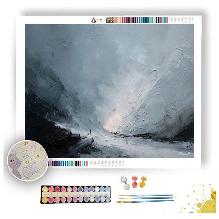 SOFT ASH BROKEN - Paint by Numbers Full Kit