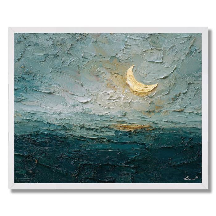 CURRENT MOON - FRAMED