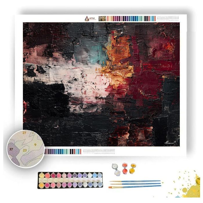 MARKED INK MEMORY - Paint by Numbers Full Kit