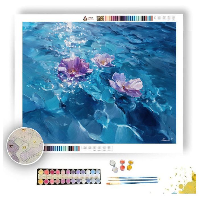 GLOW FLOAT DRIFT - Paint by Numbers Full Kit