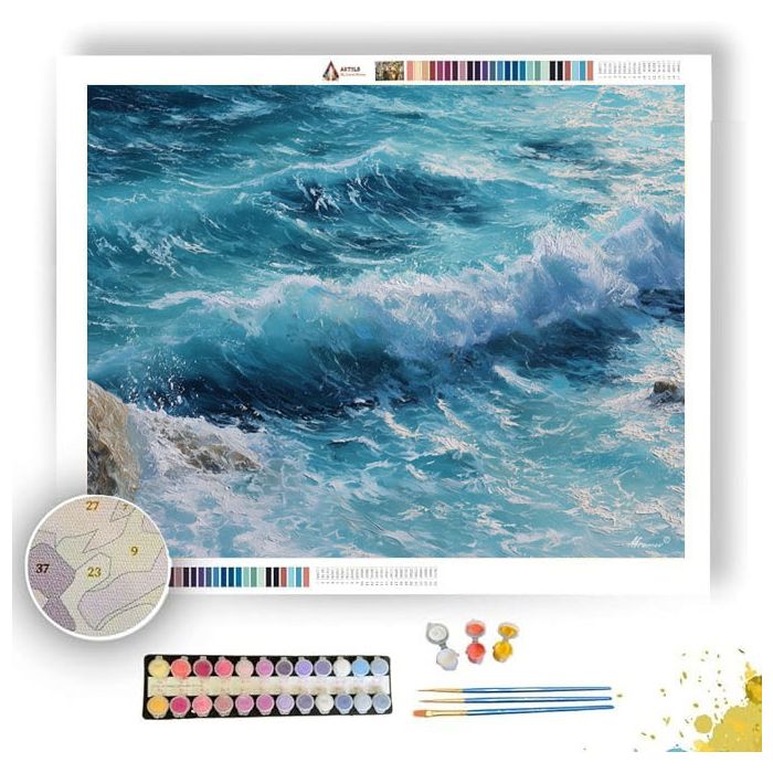 FOAM SEA - Paint by Numbers Full Kit