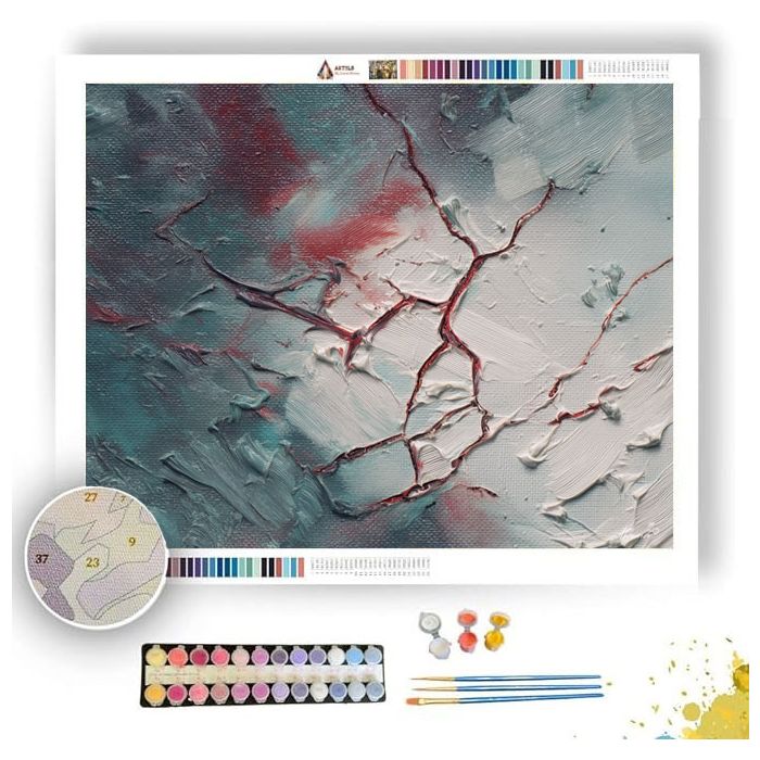 LINE MARK MARKED - Paint by Numbers Full Kit