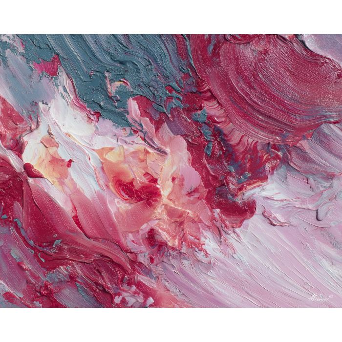 soft, clear, slow, drift, glow, wave, quiet, light, fluid, tender, palette knife, oil painting, impasto, texture, layered paint, expressive surface, color depth, atmospheric, visual mood, art