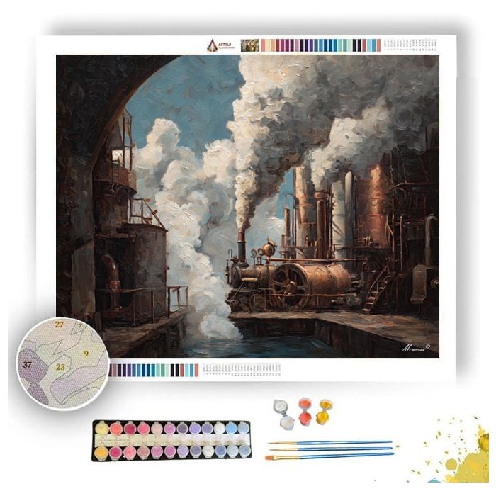 STEAM COPPER - Paint by Numbers Full Kit