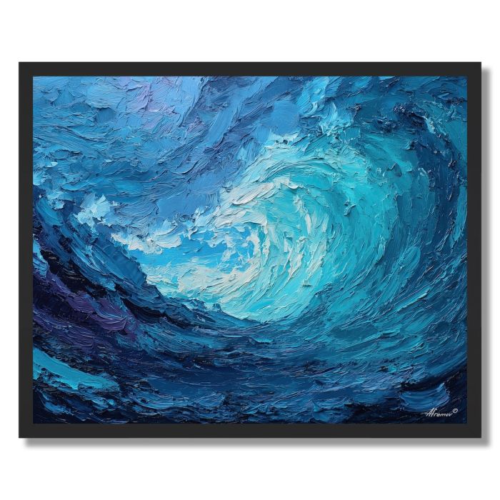 CURRENT GLOW WAVE - FRAMED