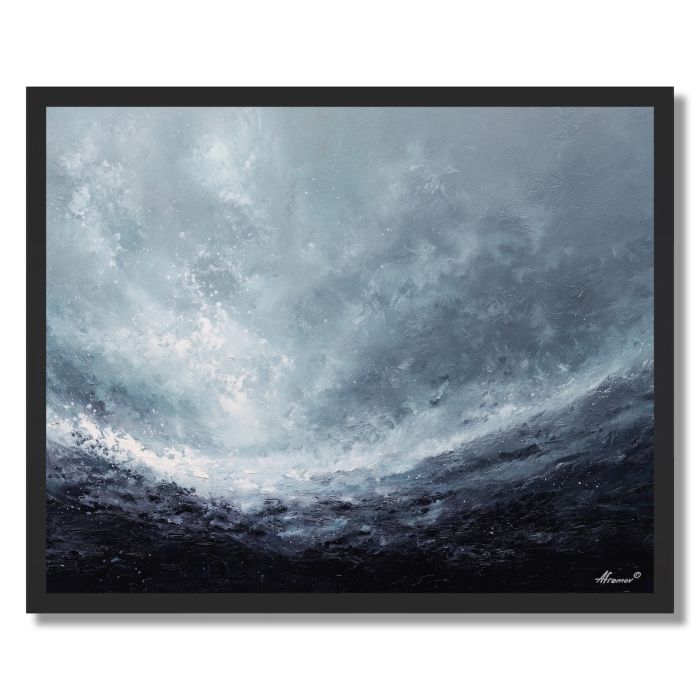 DRIFT VEIL MUTED - FRAMED