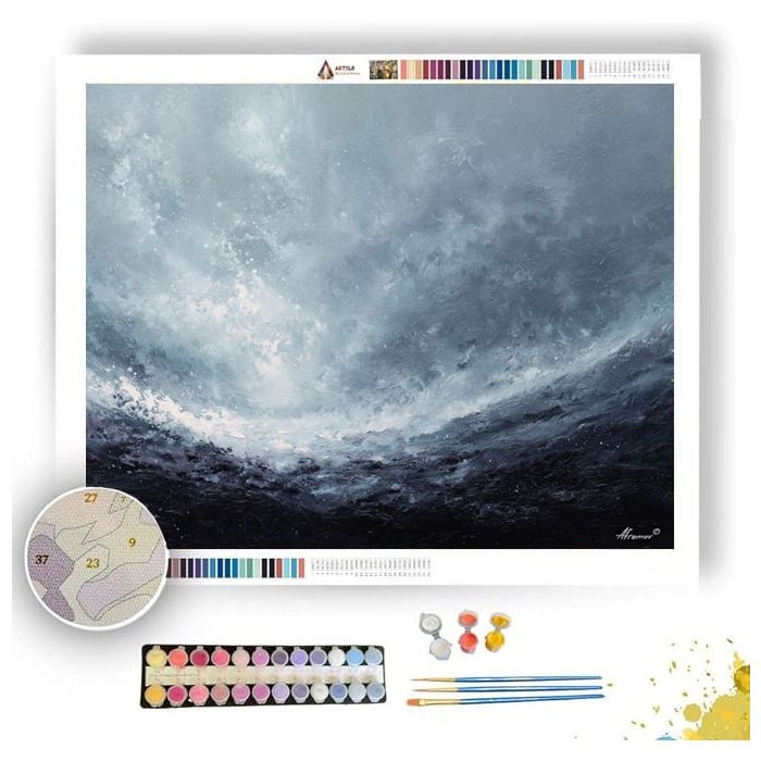 DRIFT VEIL MUTED - Paint by Numbers Full Kit