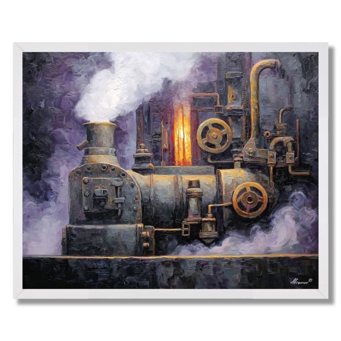 STEAM SMOKE IRON - FRAMED