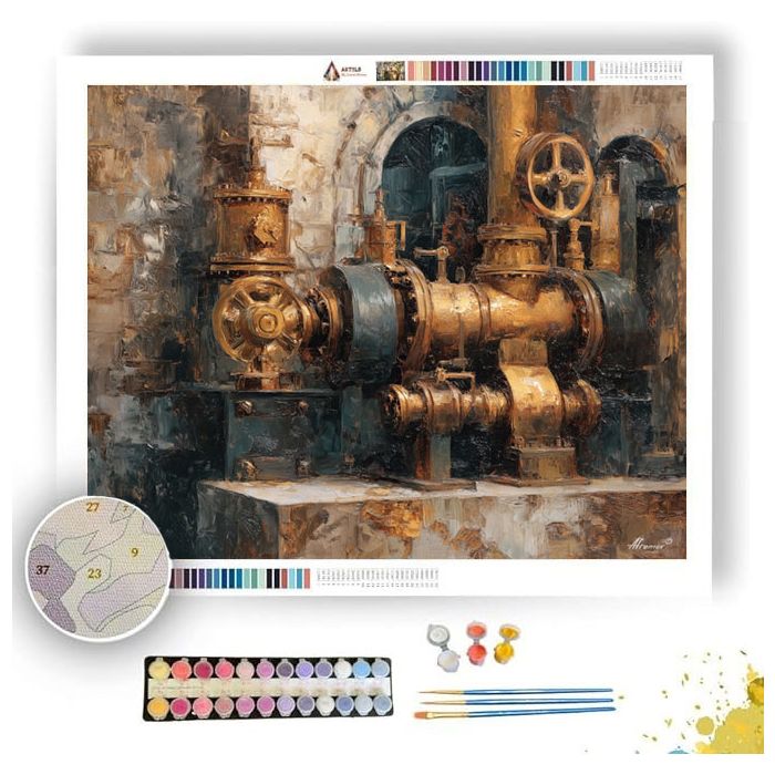 VALVE GEAR - Paint by Numbers Full Kit