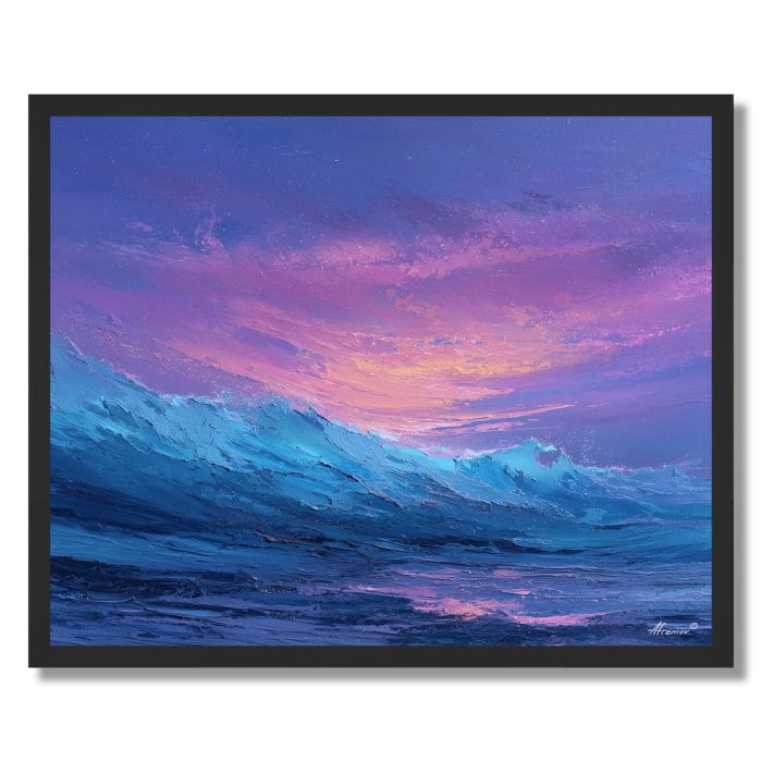 GLOW WAVE - FRAMED