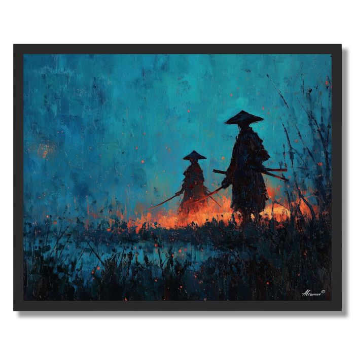 WIND NIGHT RESOLVE - FRAMED