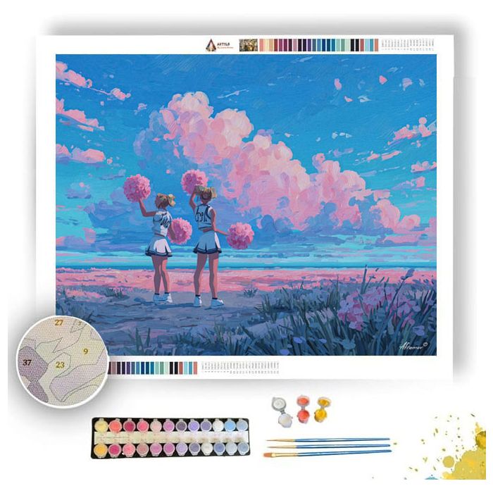 POP CHEER HAPPY - Paint by Numbers Full Kit