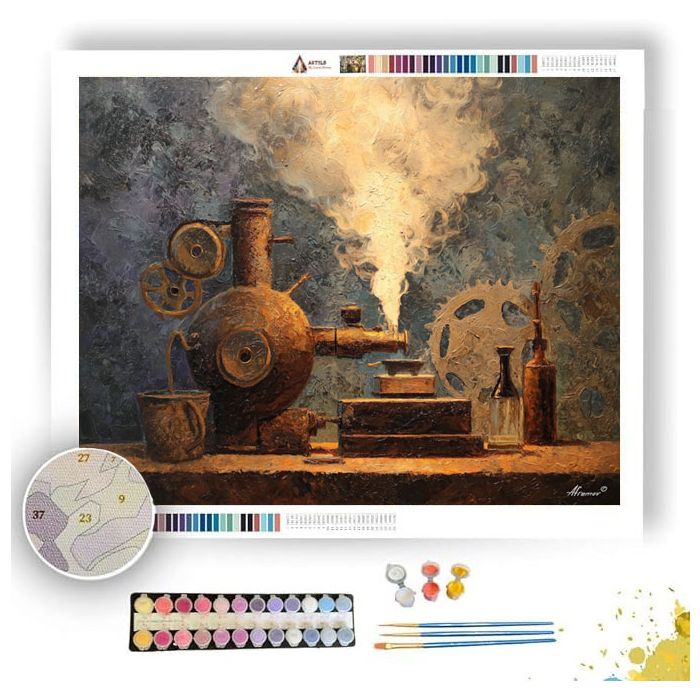 STEAM GEAR - Paint by Numbers Full Kit