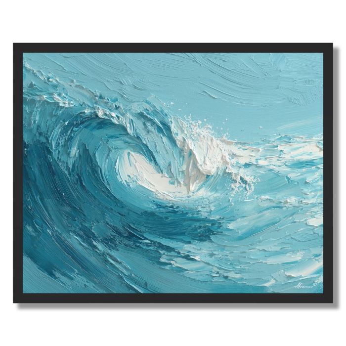 DRIFT WAVE SLOW - FRAMED
