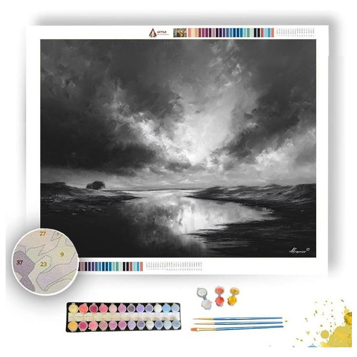 SOFT DARK - Paint by Numbers Full Kit