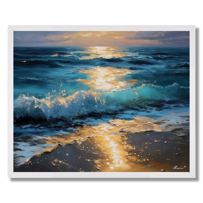 PEARL WAVE GLOW - FRAMED