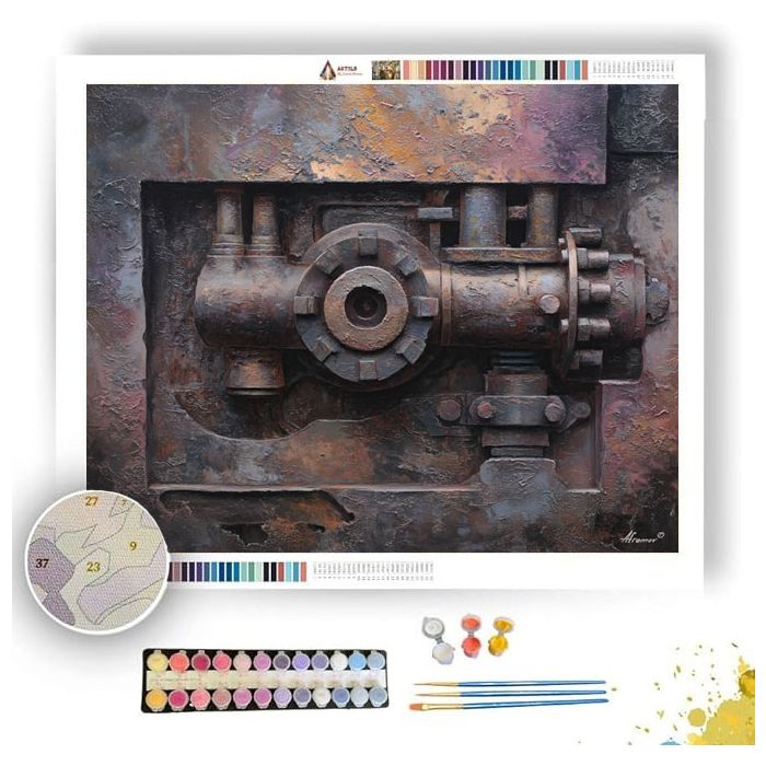ENGINE IRON RIVET - Paint by Numbers Full Kit