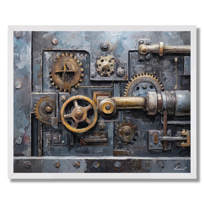 IRON RIVET VALVE - FRAMED