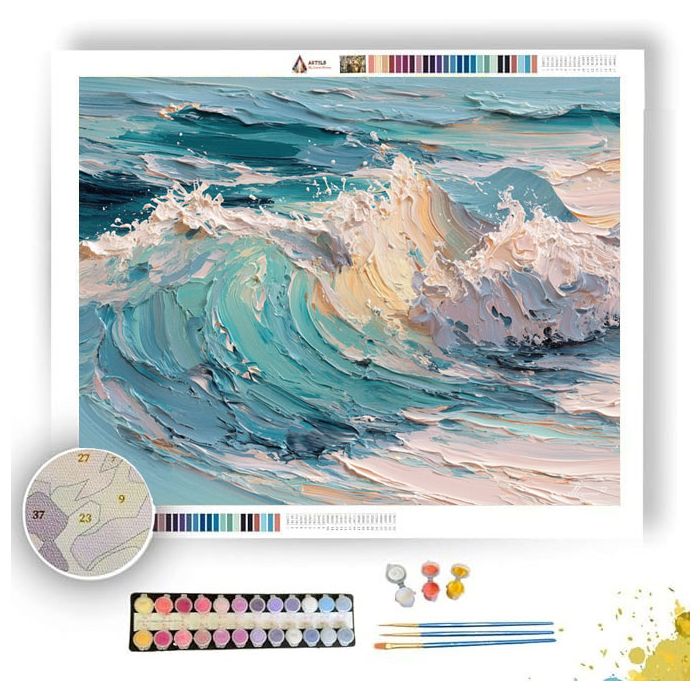 WAVE DRIFT SOFT - Paint by Numbers Full Kit