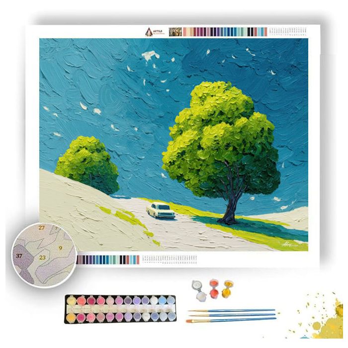 BOLD ODD SIMPLE - Paint by Numbers Full Kit