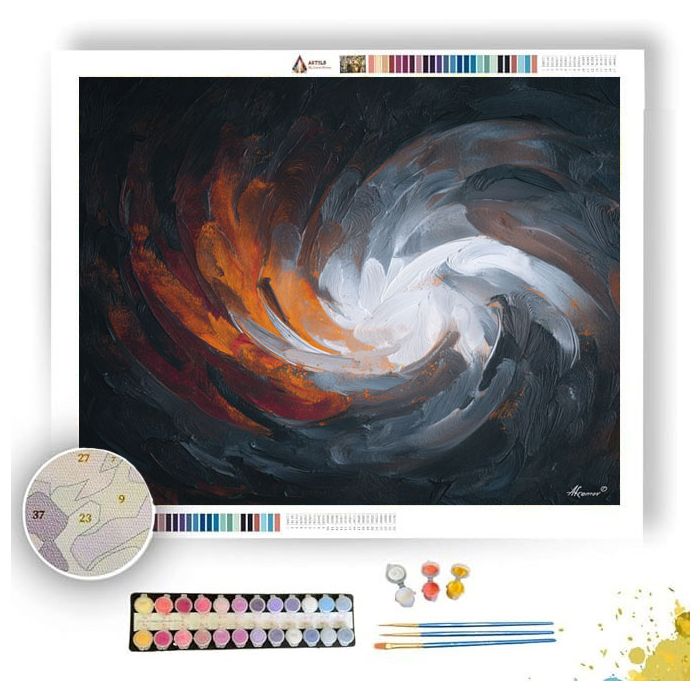 FLOW SYMBOL LINE - Paint by Numbers Full Kit