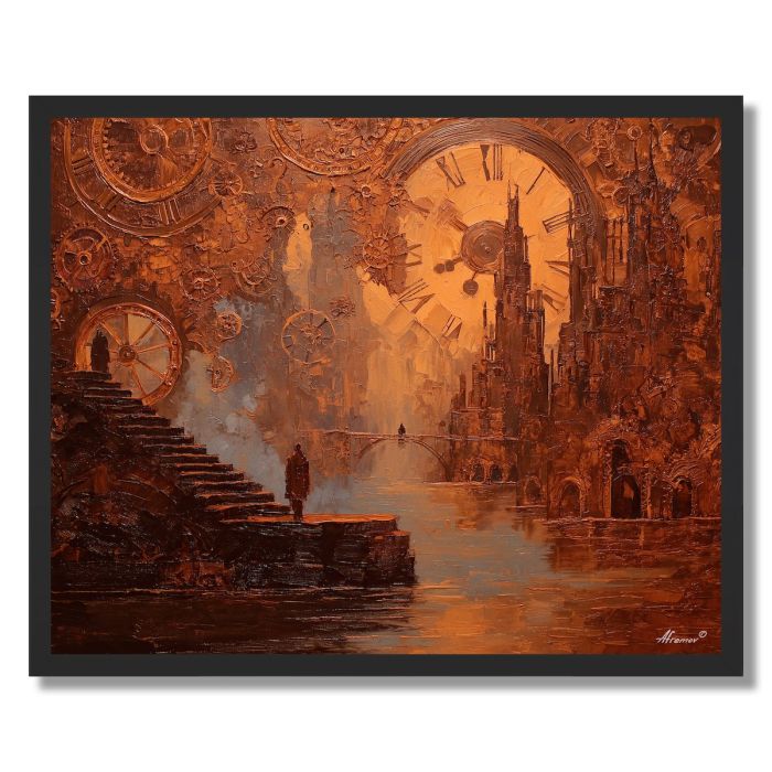 ENGINE COPPER - FRAMED