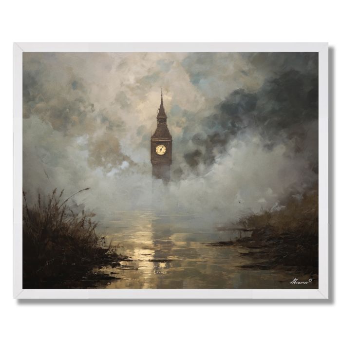FOG CLOCK - FRAMED