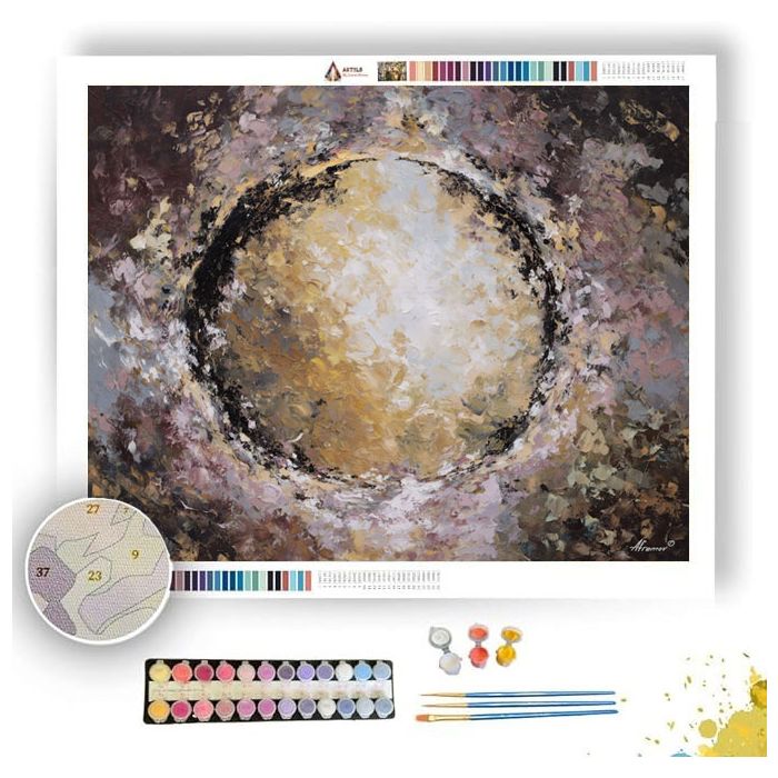 CIRCLE COMMON ALIGNED - Paint by Numbers Full Kit