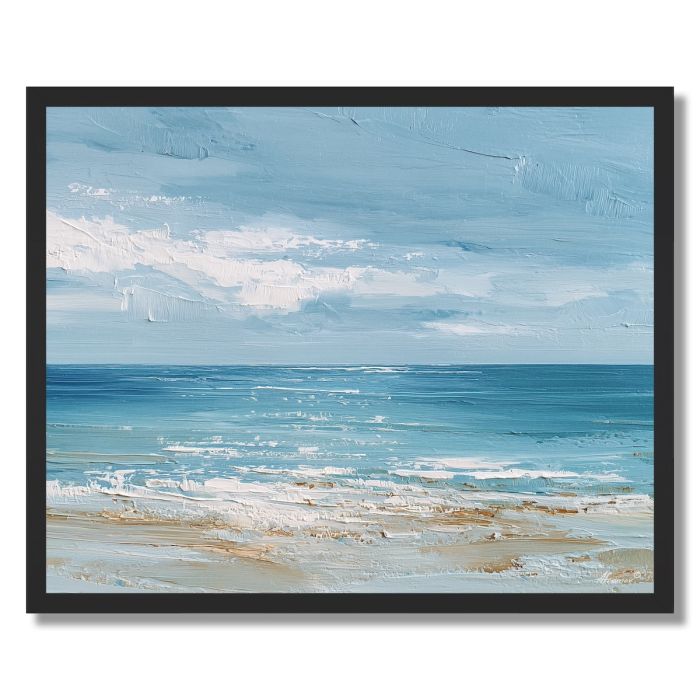 TIDE CALM PALE - FRAMED