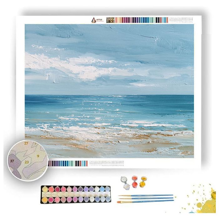 TIDE CALM PALE - Paint by Numbers Full Kit