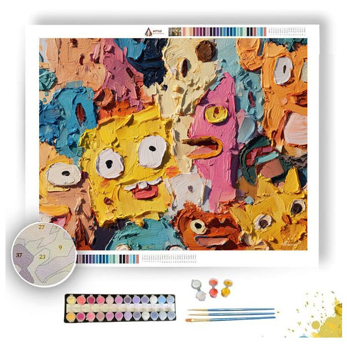 PLAYFUL POP FUN - Paint by Numbers Full Kit