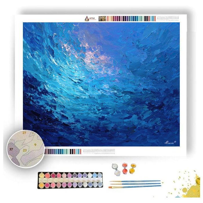 BLUE DEPTH - Paint by Numbers Full Kit