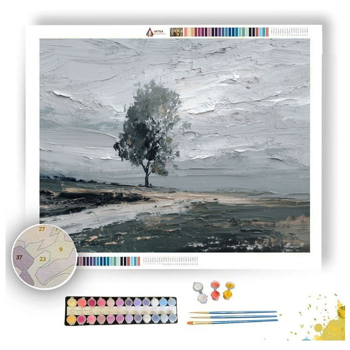 ASH MUTED TONE - Paint by Numbers Full Kit